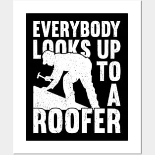 Roofer Roofing Posters and Art